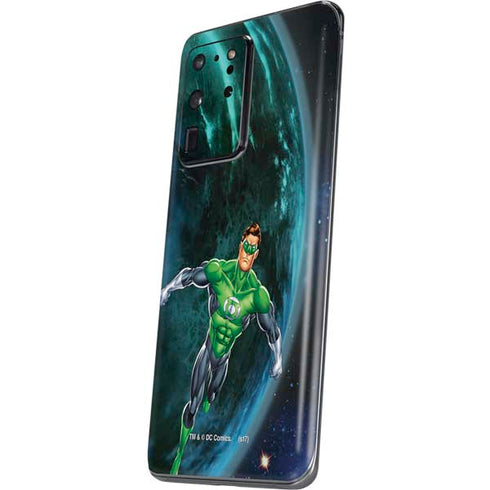 DC Comics Green Lantern Action Pose in Space Galaxy S20 Ultra 5G Skin